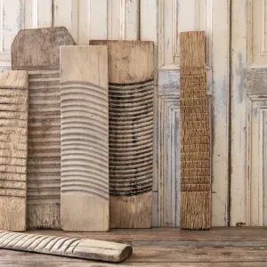 Antique wooden washboards