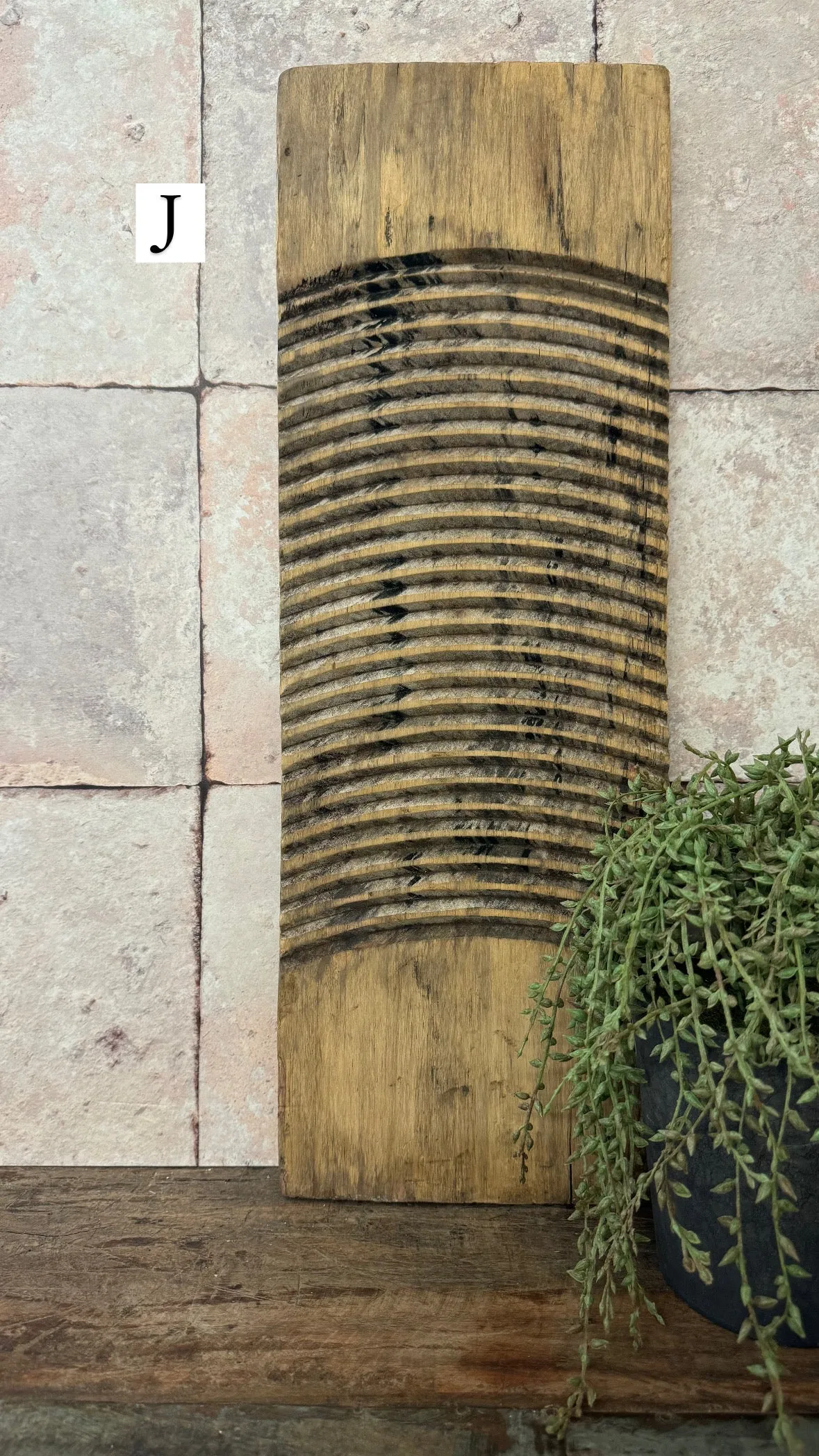 Antique wooden washboards