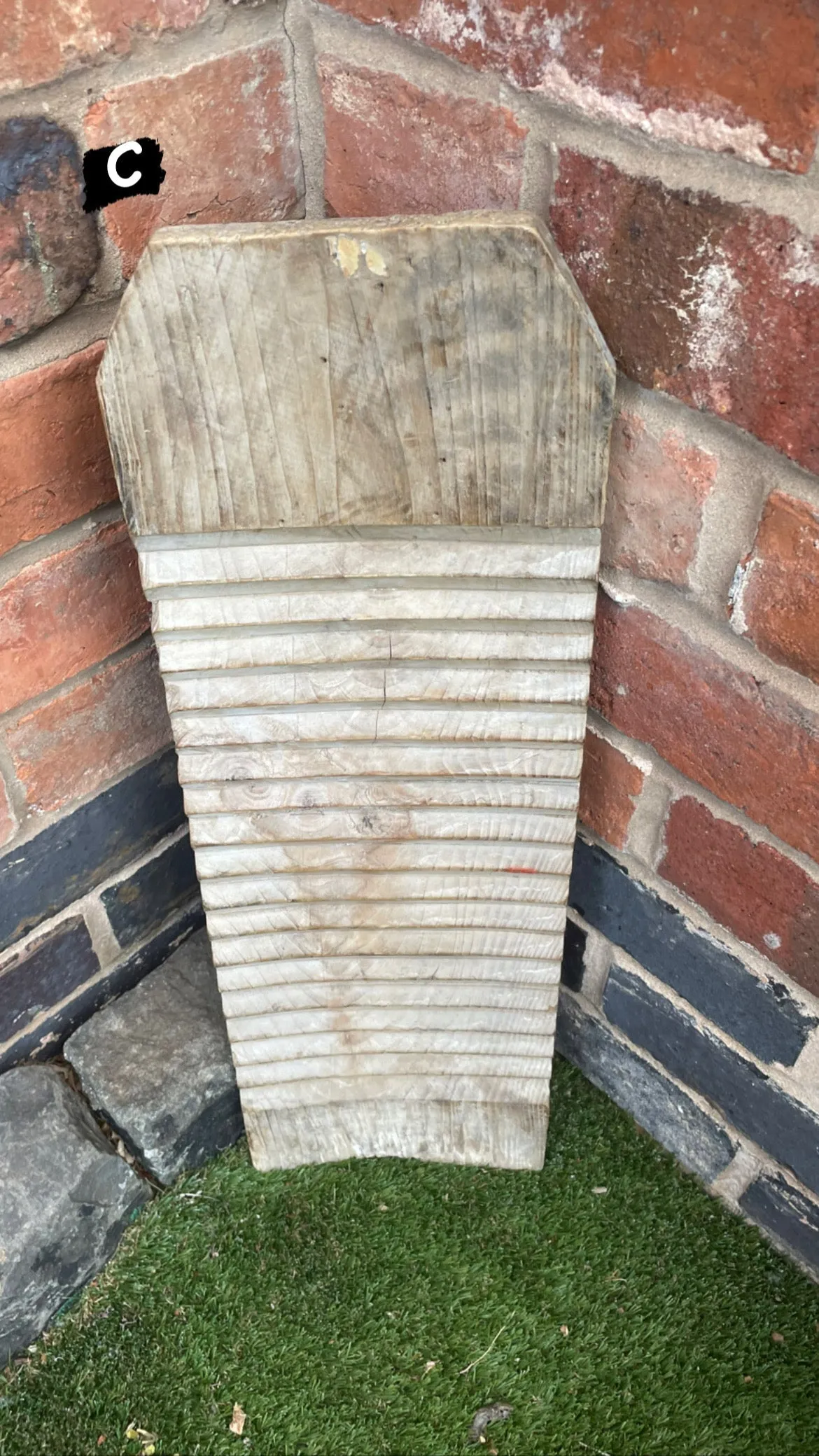 Antique wooden washboards