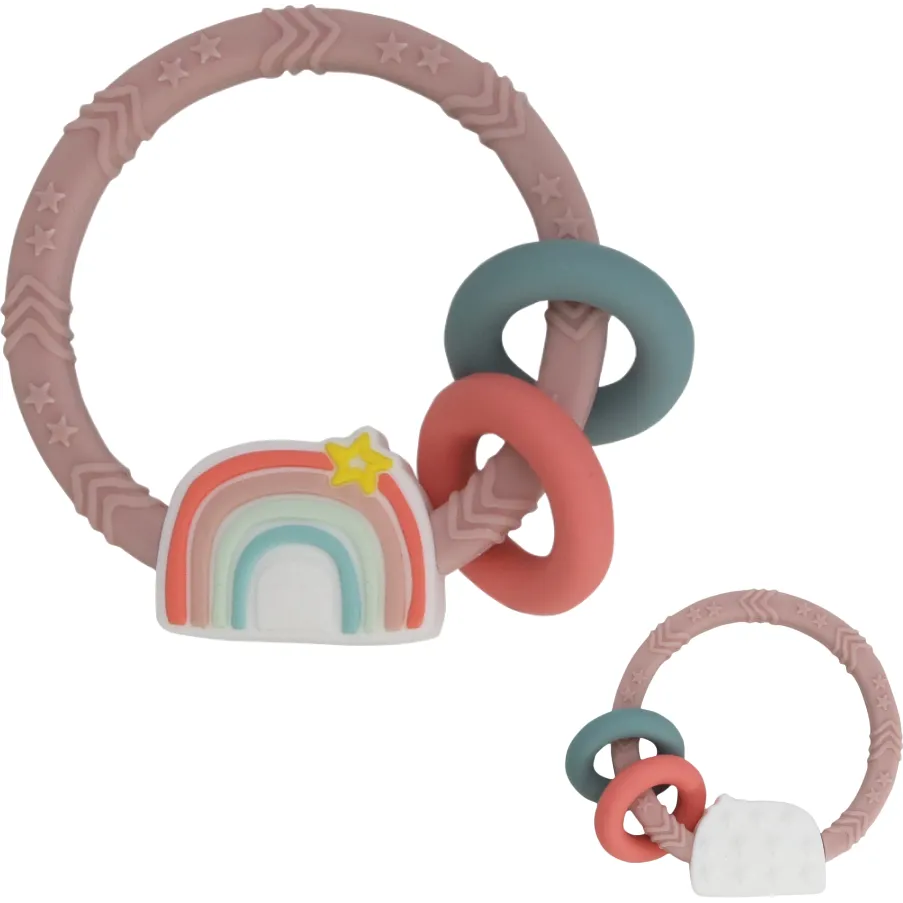 Busy Baby Rainbow Silicone Teething Toy