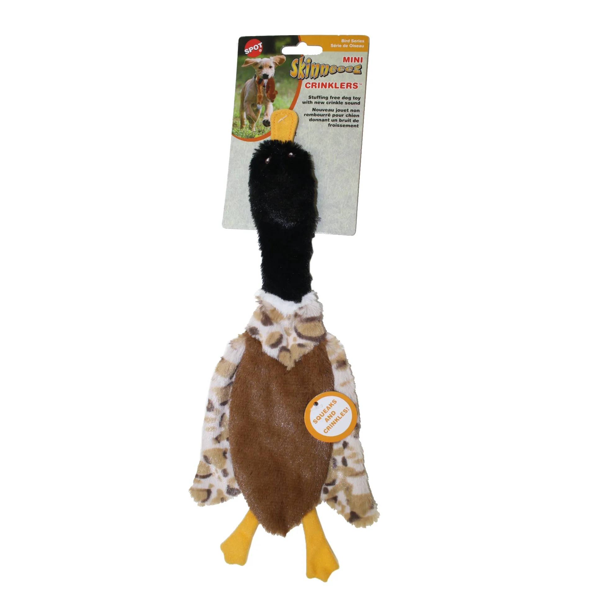 Ethical Products SPOT Skinneeez Crinkler Bird Assorted 14