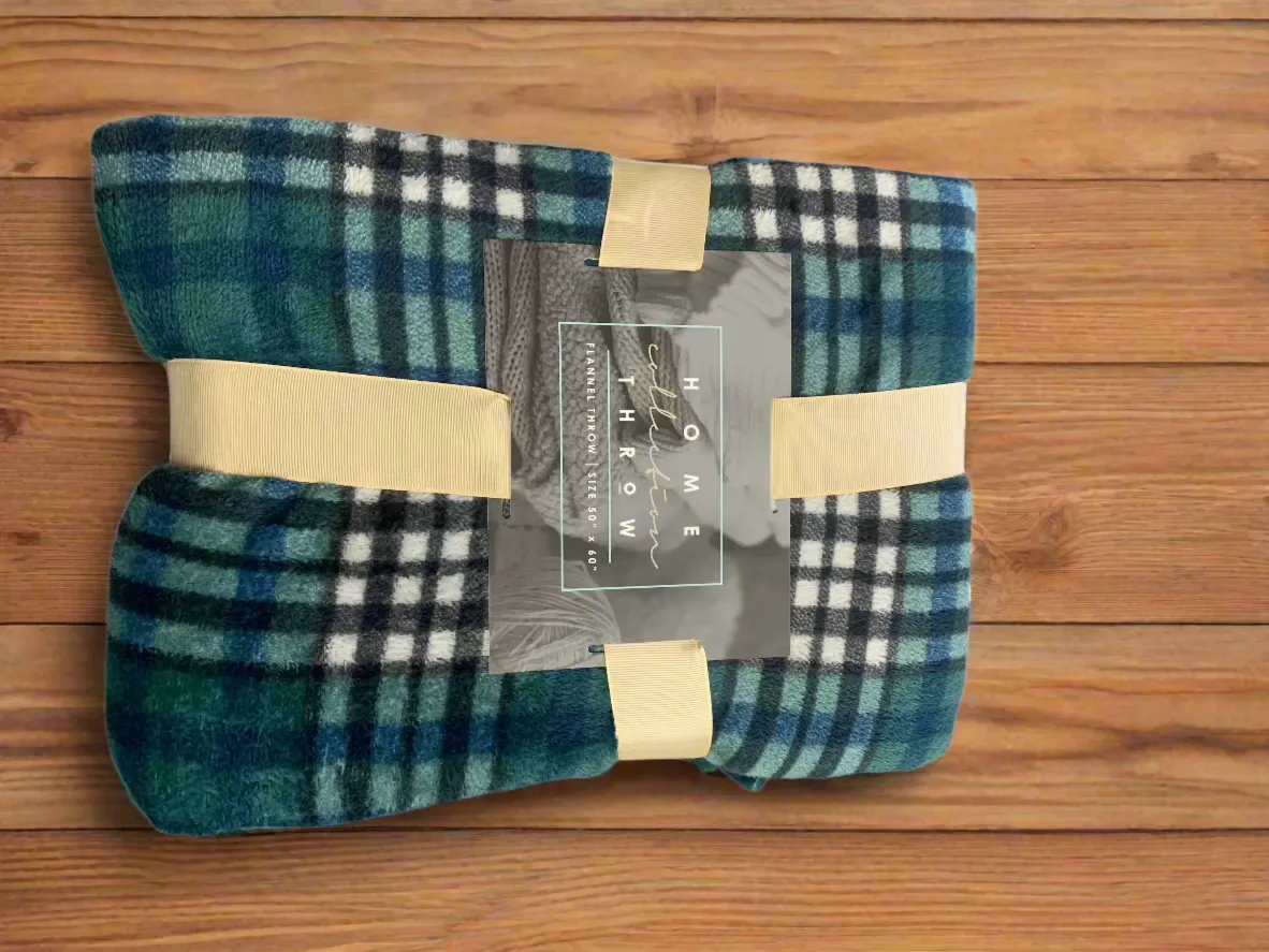Flannel throw