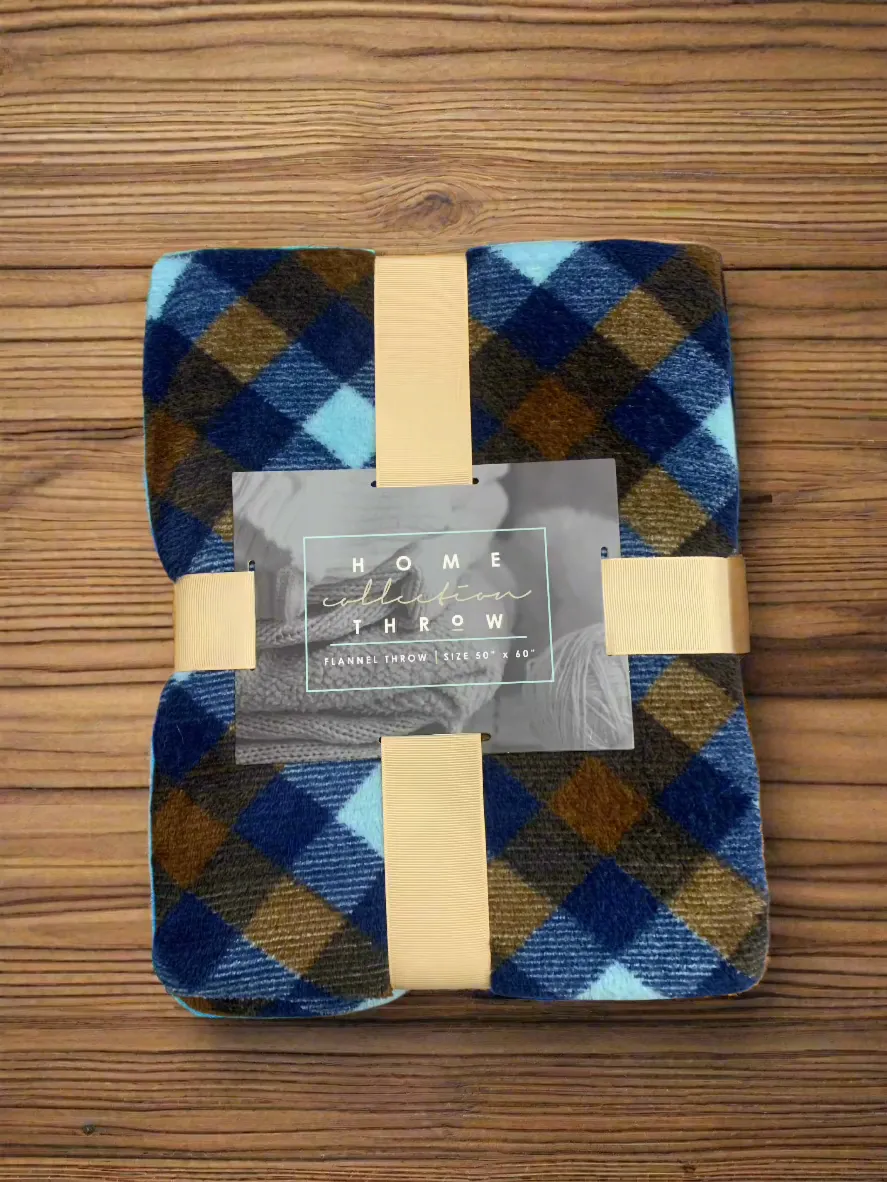Flannel throw
