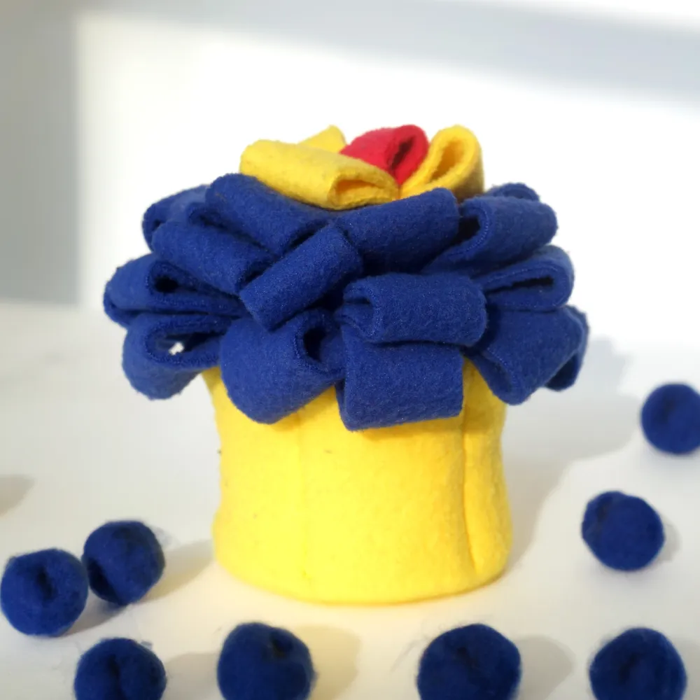 For The Love Of Dog Box of 3 Snuffle Pupcake Toy for Dogs