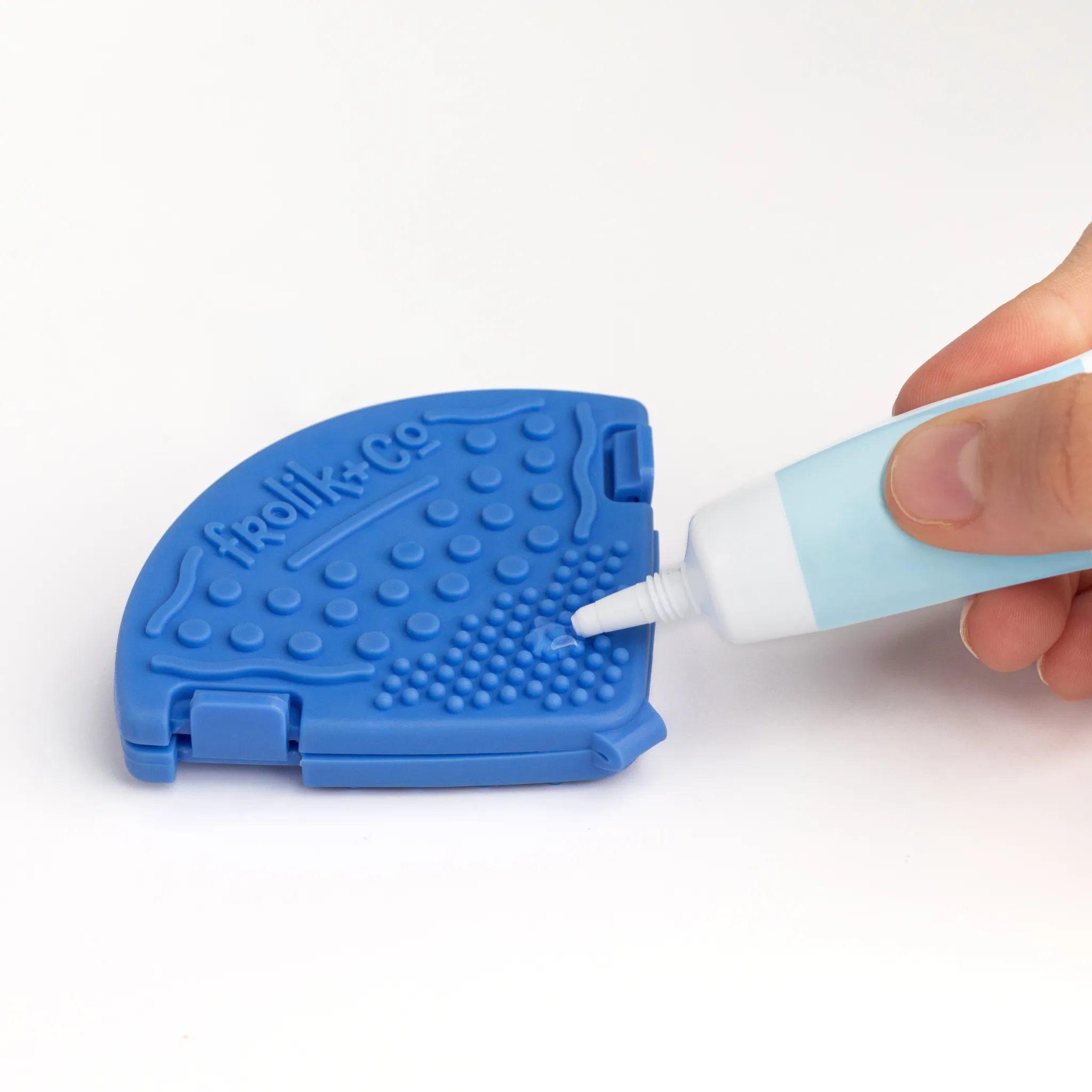 Frolik Co Toothi Denim Blue Teether