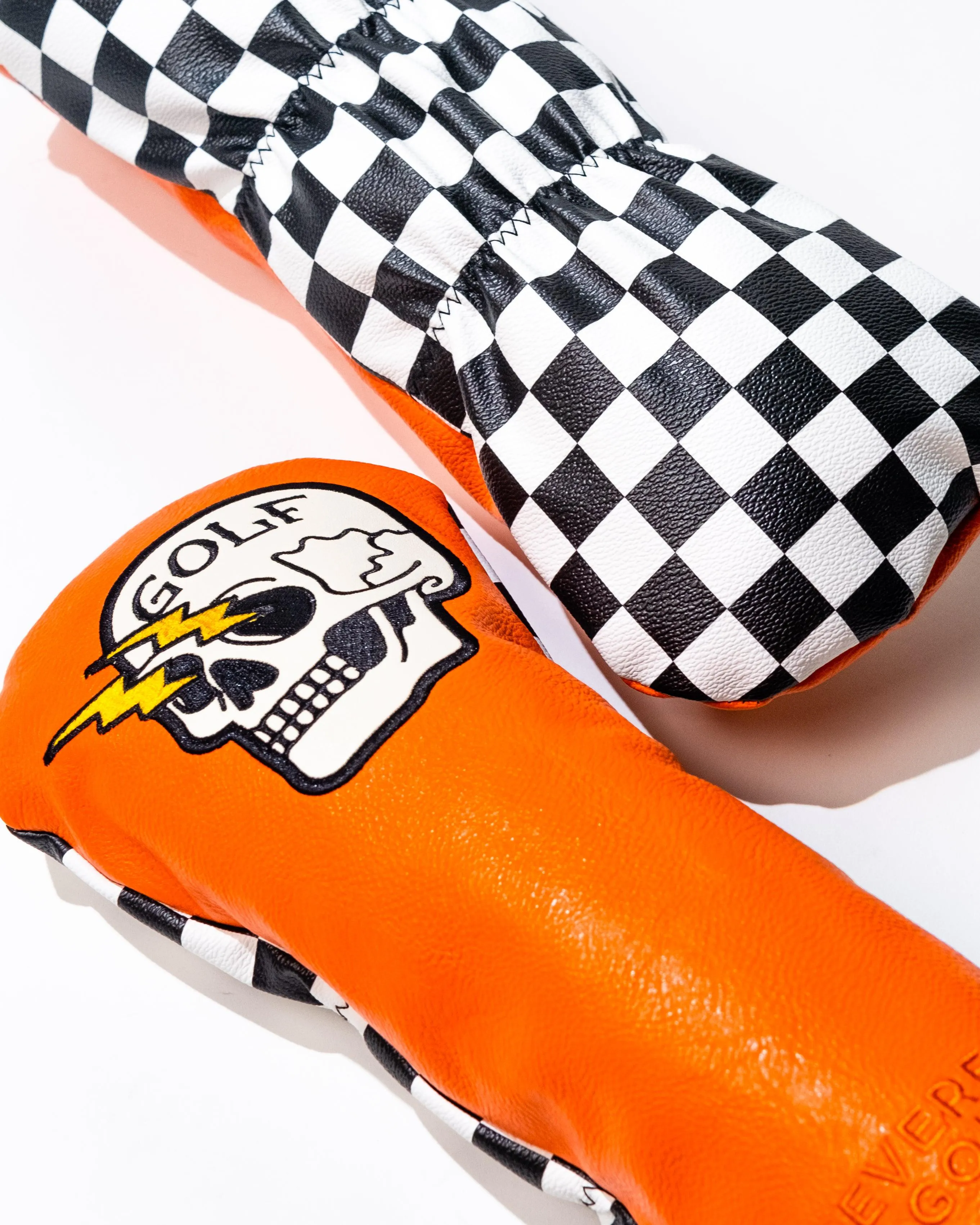 Golf Driver Headcover - Shocker Skull Checker