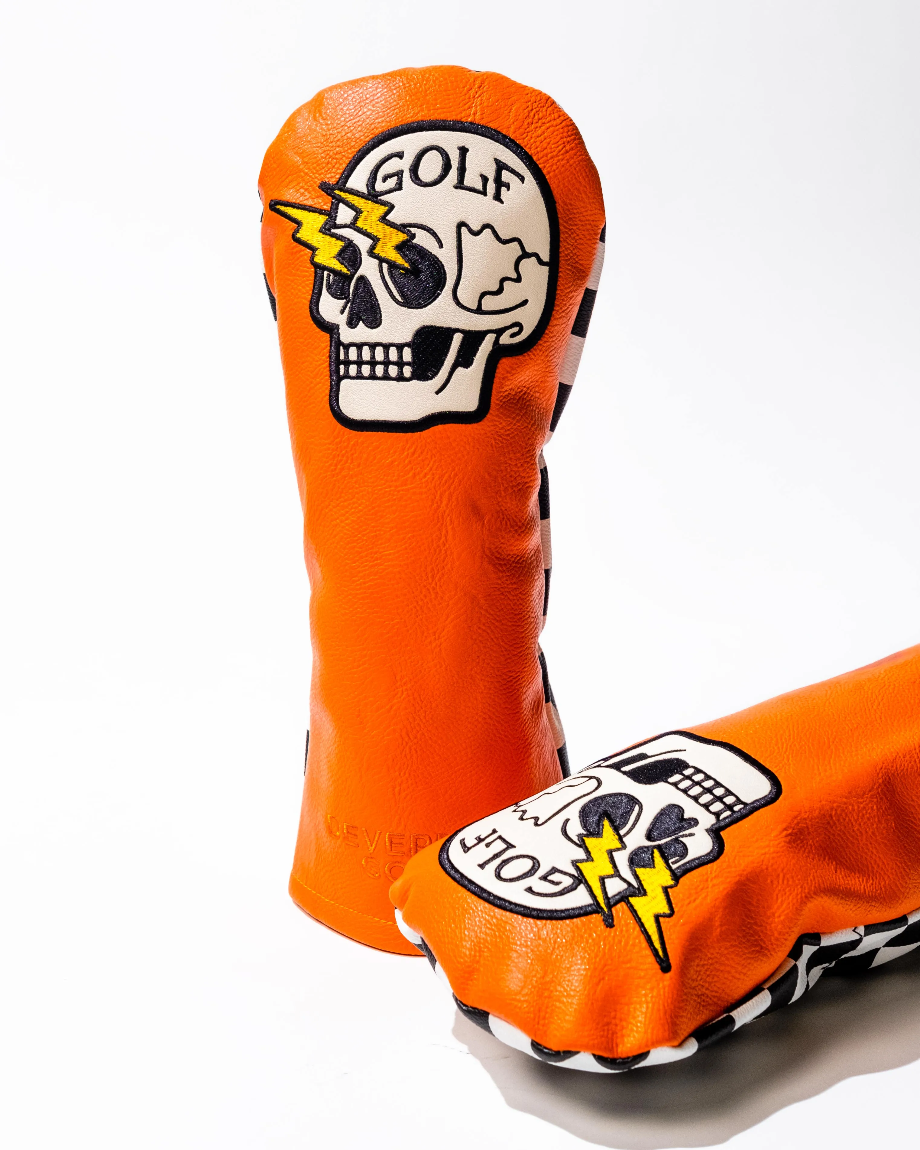 Golf Driver Headcover - Shocker Skull Checker