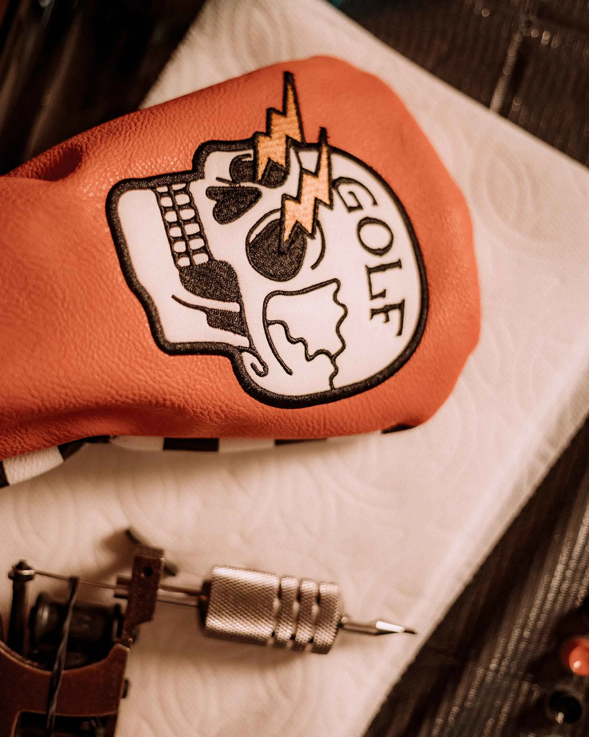 Golf Driver Headcover - Shocker Skull Checker