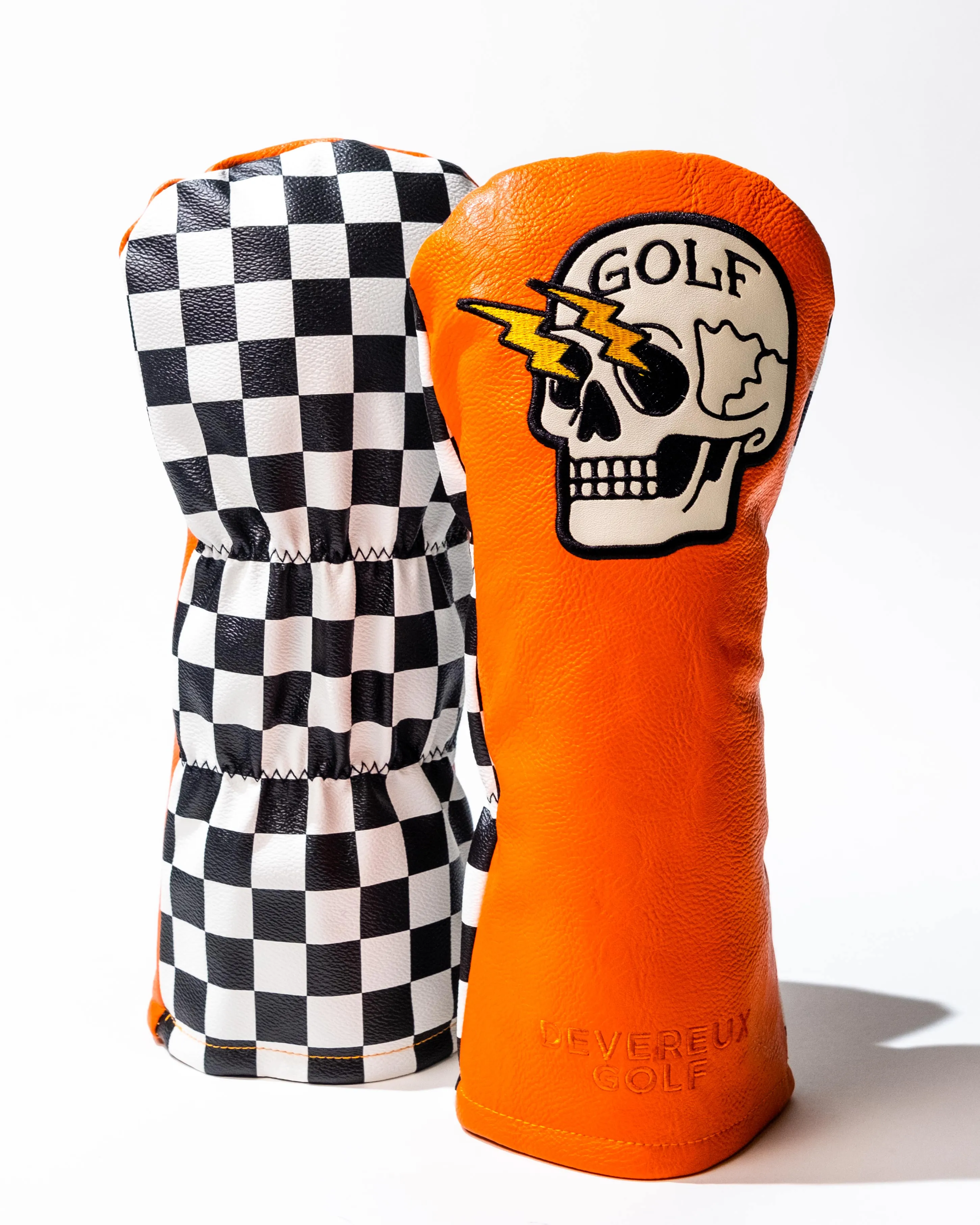 Golf Driver Headcover - Shocker Skull Checker