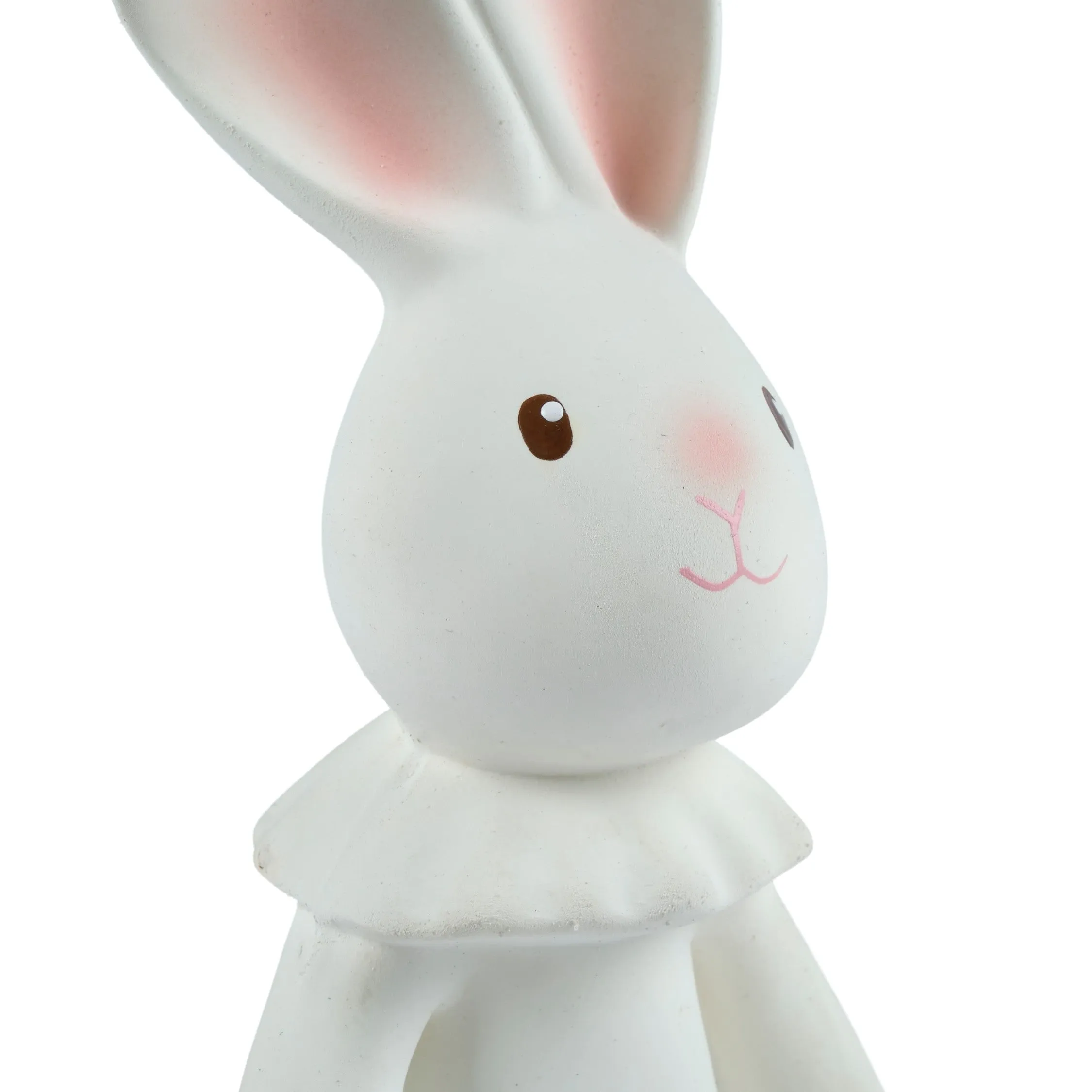 Havah the Bunny all Rubber Baby Teether Squeaker