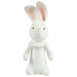Havah the Bunny all Rubber Baby Teether Squeaker
