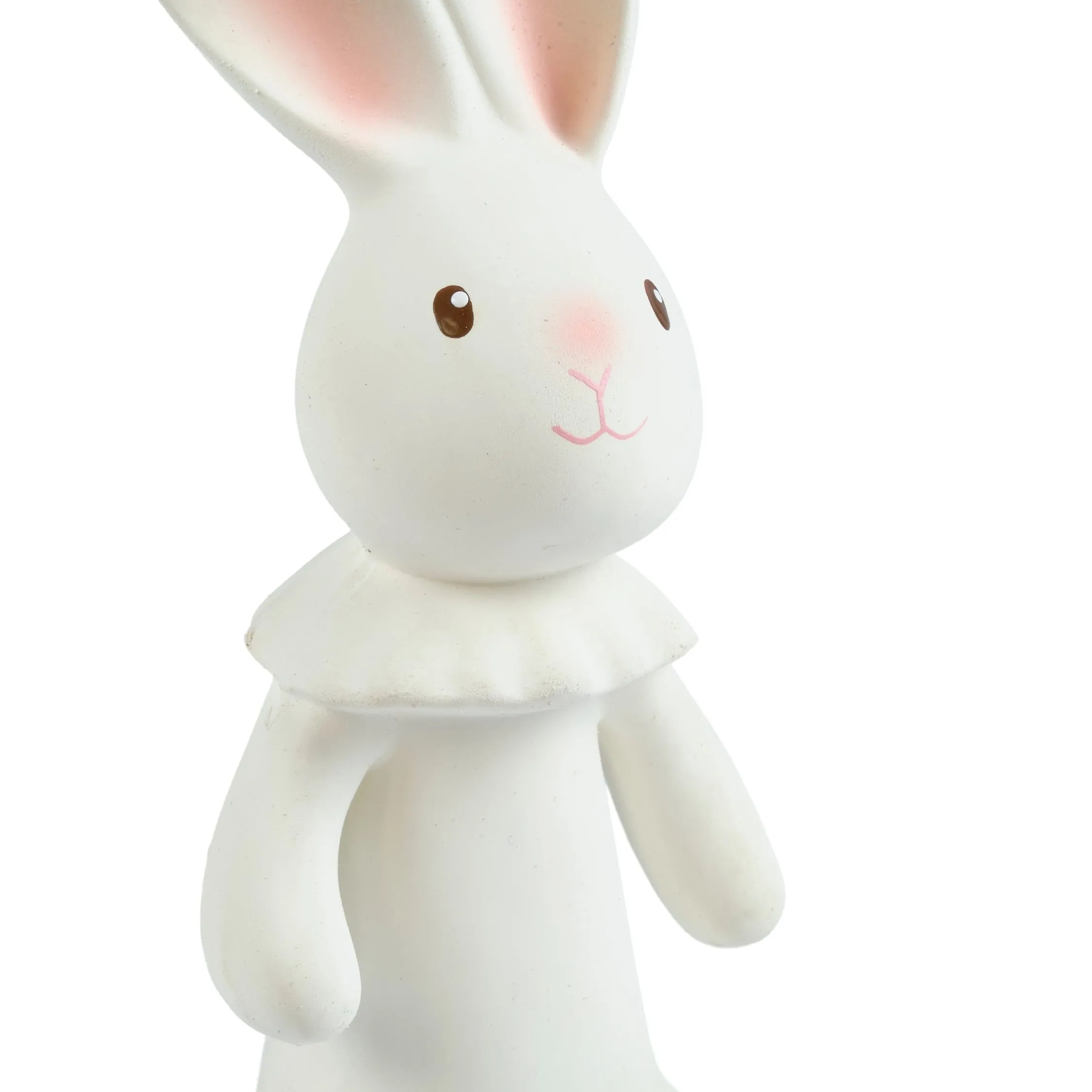 Havah the Bunny all Rubber Baby Teether Squeaker