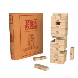 Jenga Vintage Bookshelf Edition Board Game