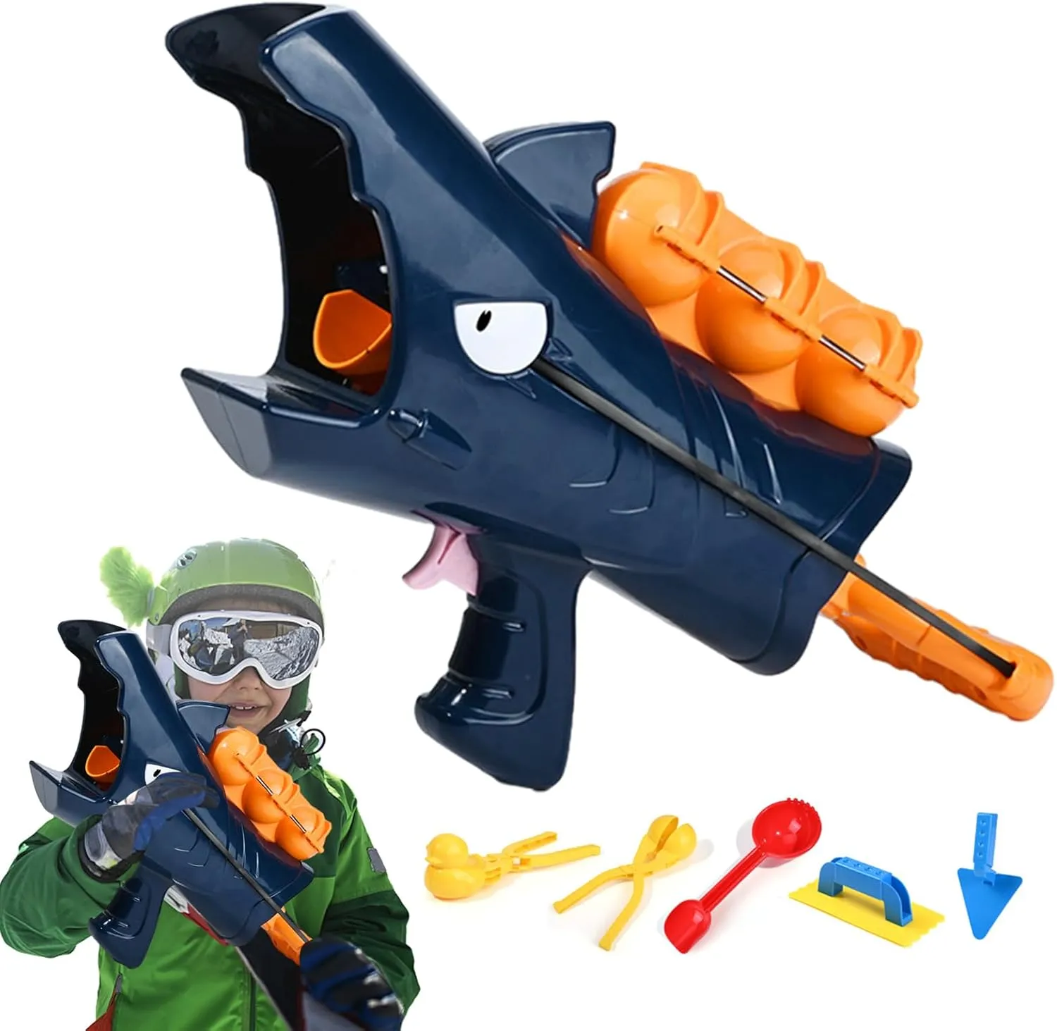 Last Day Sale 49% OFF2025 Shark Snowball Launcher