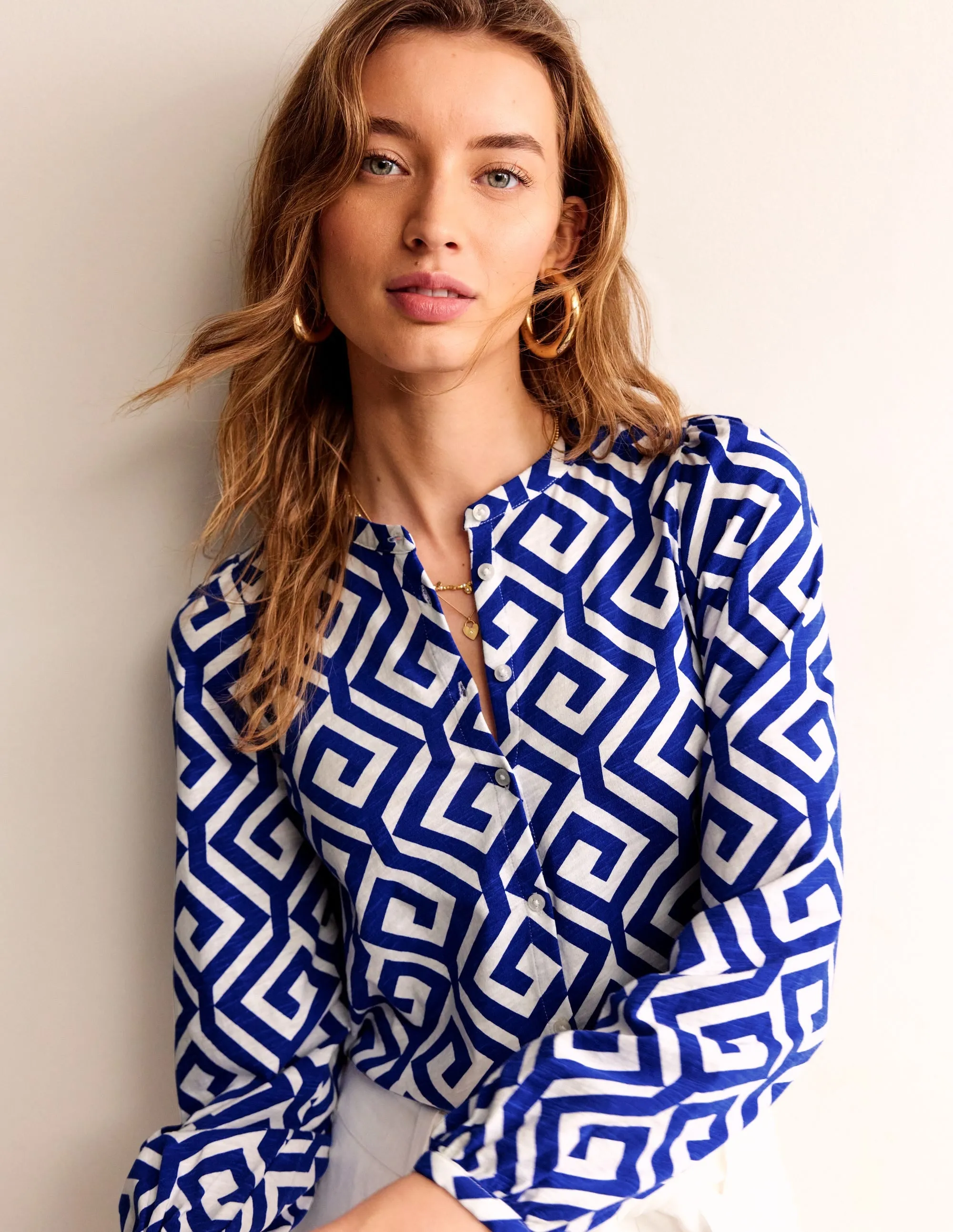 Marina Jersey Shirt-Surf The Web, Maze