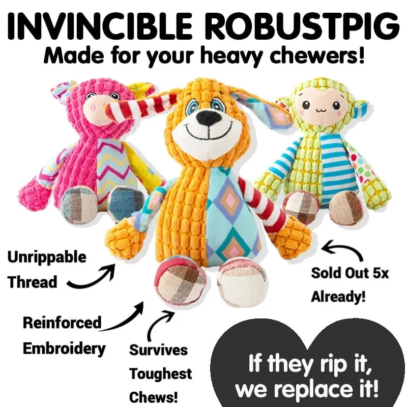 ONSTERFELIJK SQUEAKER KNUFFEL VOOR AGRESSIEVE KAUWERS