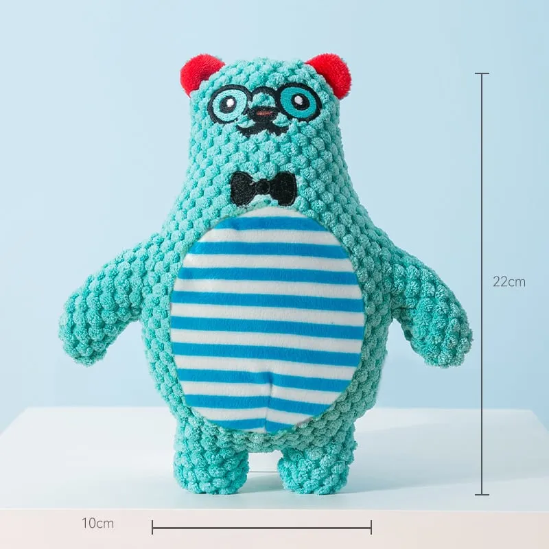ONSTERFELIJK SQUEAKER KNUFFEL VOOR AGRESSIEVE KAUWERS