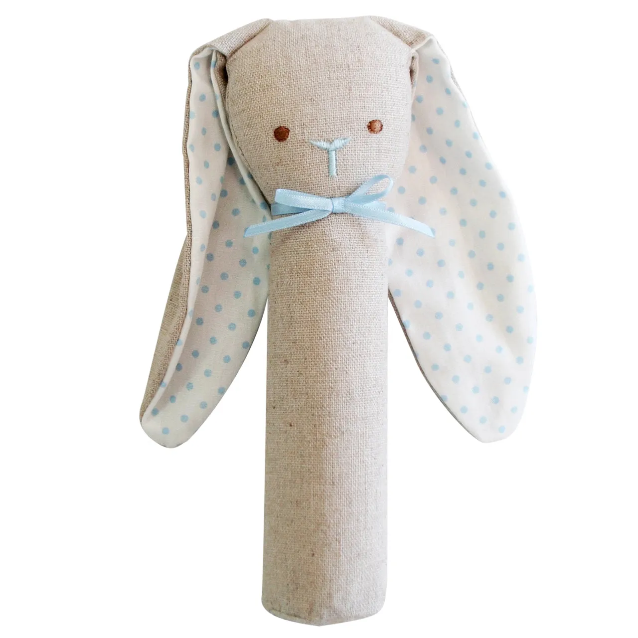 Rattle & Squeaker - Bunny Linen Blue