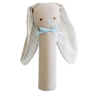 Rattle & Squeaker - Bunny Linen Blue