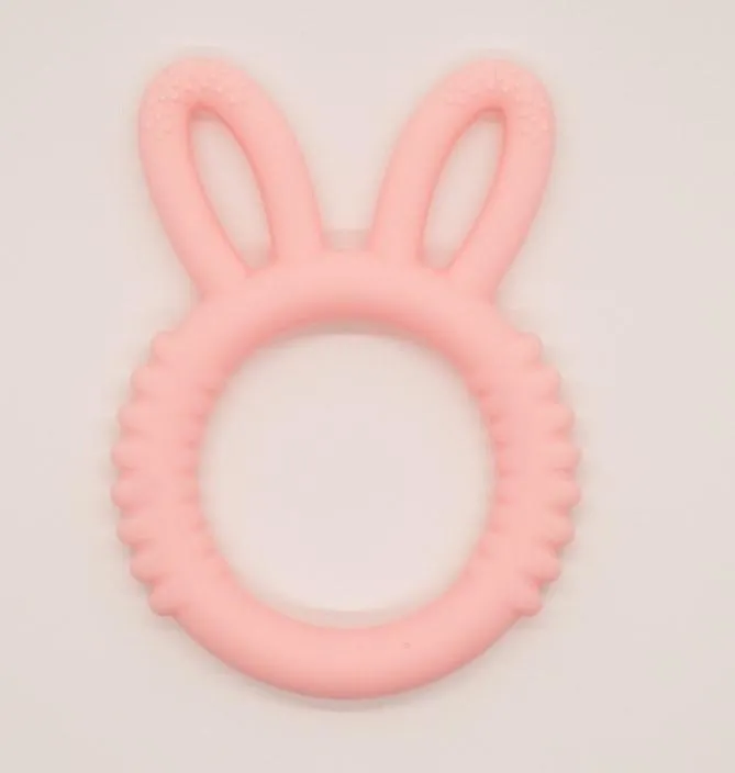 Silicone Bunny Teething Ring