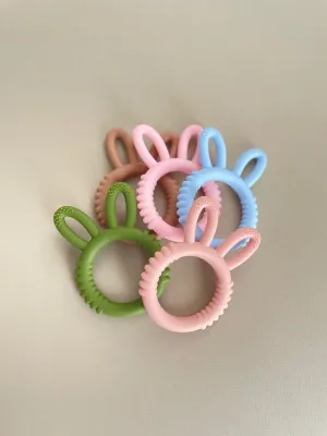 Silicone Bunny Teething Ring