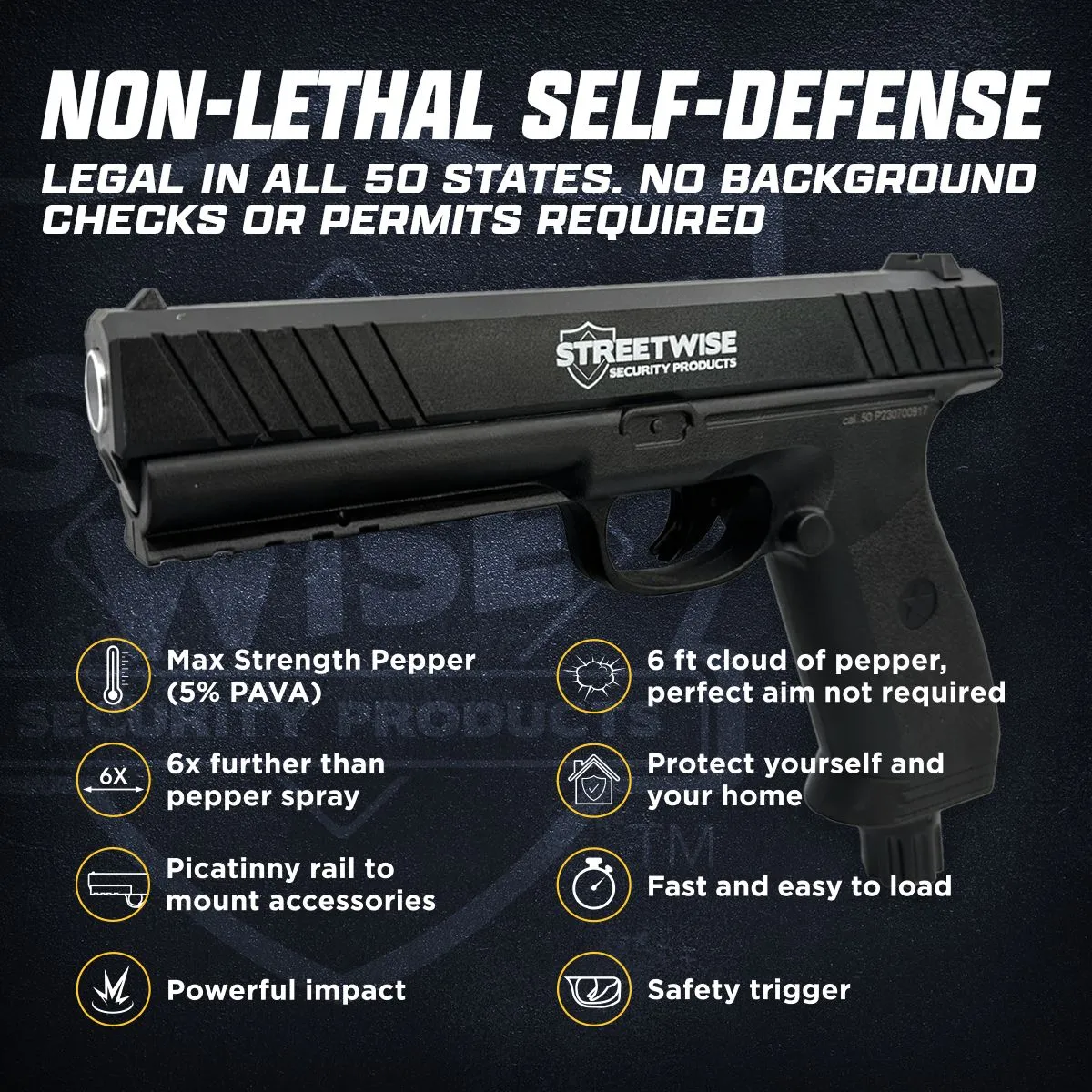 Streetwise The Heat Pepper Launcher Complete Kit