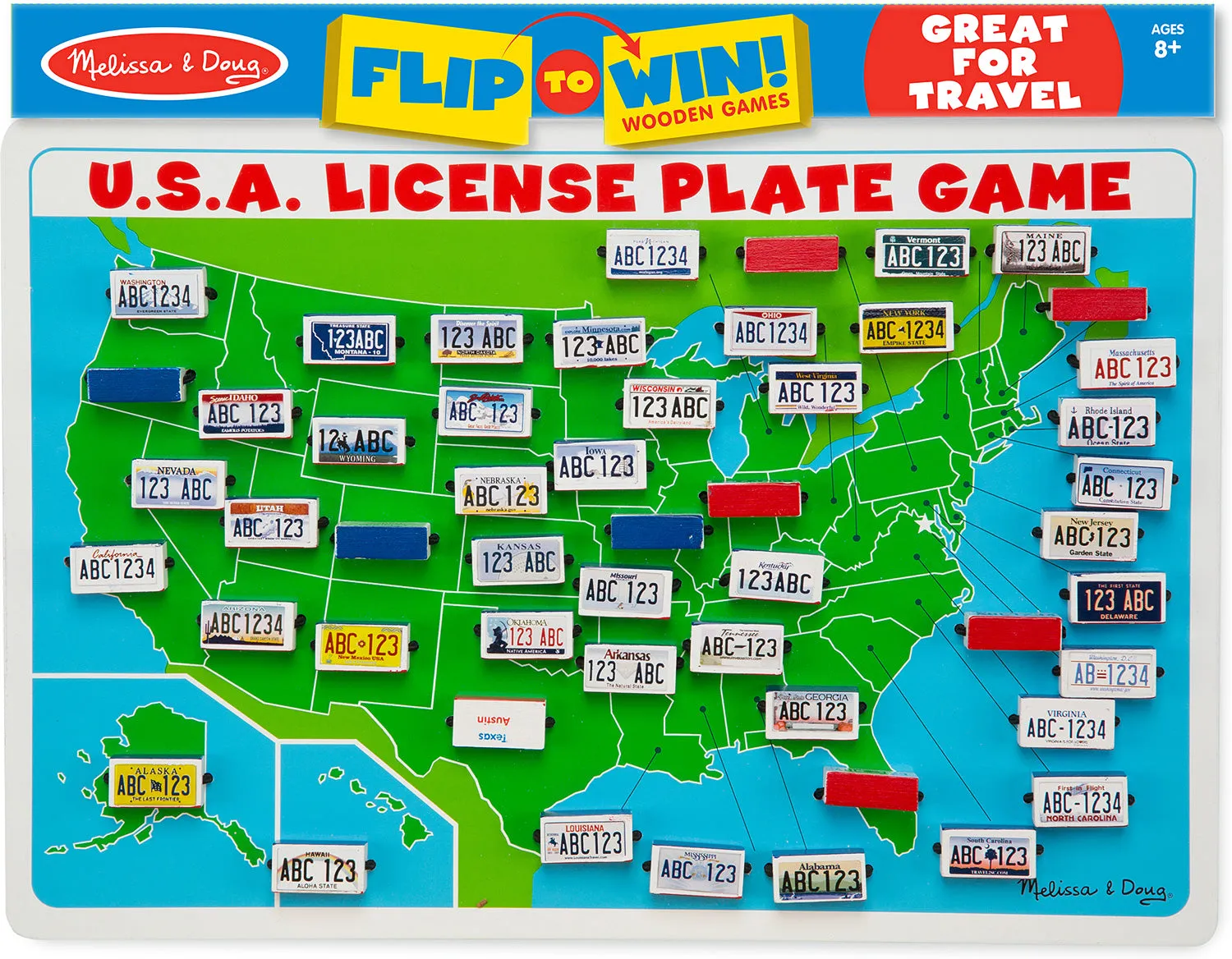USA License Plate Game