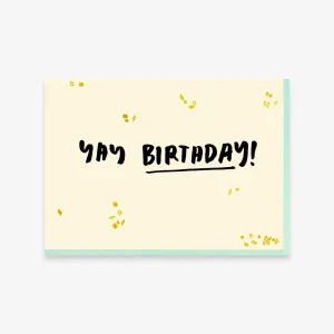 Yay Birthday Card